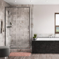 Душевой уголок (130х100) WasserKRAFT Main 41S34