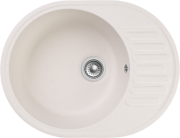 Кухонная мойка GranFest Quartz 58, 58 белый