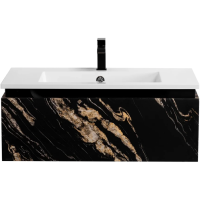 Тумба под раковину Cezares SLIDER-800-1C-SO-NF-P черный, без раковины