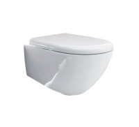 Подвесной унитаз безободковый Kerasan Aquatech 371401 без сиденья