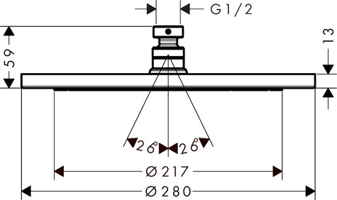 Набор ручного сбора и перелива для одной чаши Hansgrohe 43931800