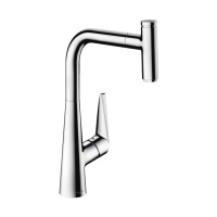Смеситель для кухни с выдвижным изливом Hansgrohe Talis Select M51 1jet 72821000 хром