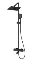 Душевая система с термостатом WONZON & WOGHAND, черный матовый WW-88739901-MB
