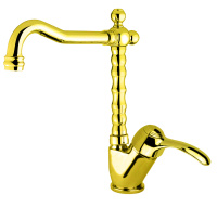 Смеситель для раковины Webert Aurora AU831702010, золото Смеситель для раковины Webert Aurora AU831702010, золото