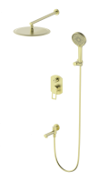Душевая система встраиваемая WONZON & WOGHAND FRAME, брашированное золото WW-88939010-BG Душевая система встраиваемая WONZON & WOGHAND FRAME, брашированное золото WW-88939010-BG