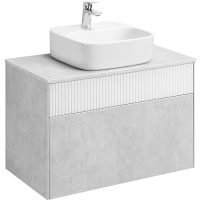 Тумба с раковиной Aquaton Марбл 80 слэйт 1A2762K0MH4C0