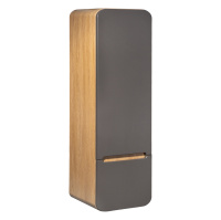 Пенал Runo Ницца 35 дуб натуральный графит правый (00-00002129)