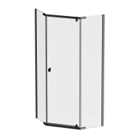 Душевой уголок (90х90) Am.Pm Sunny W87G-405-9090-BT черный матовый