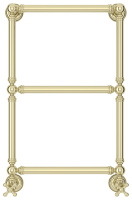 Полотенцесушитель Водяной Сунержа Ренессанс 1304 (66х40) Шампань 020-0280-6640