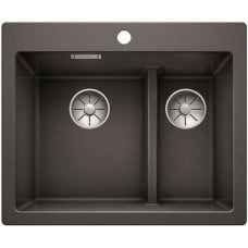 Мойка кухонная Blanco PLEON 6 Split Silgranit PuraDur (антрацит), 521689
