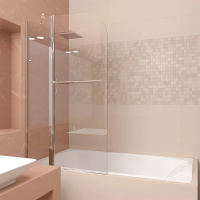 Шторка на ванну Veconi Palau PL-81, (90x150) PL81-90-01-19C1