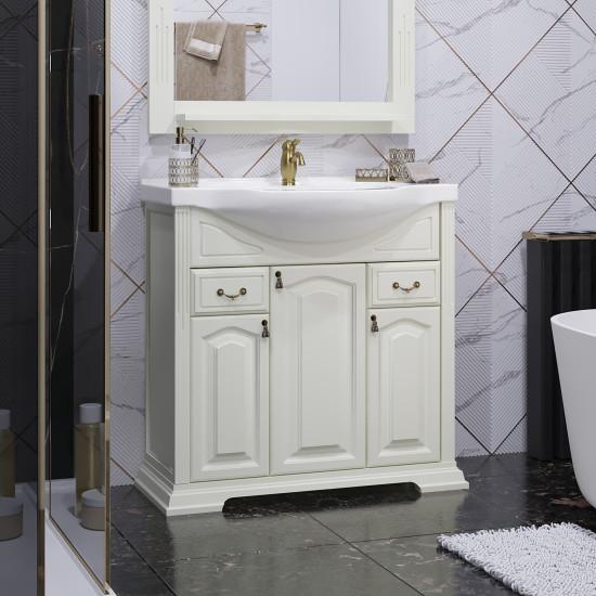 Тумба под раковину Opadiris Риспекто 85  00-00006703 слоновая кость (без раковины)