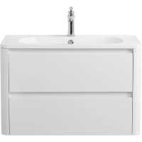 Тумба под раковину Cezares RELAX-800-2C-SO-BL Bianco Lucido