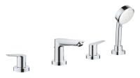 Смеситель на борт ванны Grohe BauEdge New 25120 10A (2512010A) хром