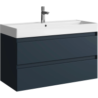 Тумба без раковины 100 см Aqwella Geometria GE01102GRM серый матовый