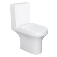 Унитаз-компакт безободковый с сиденьем микролифт Damixa Skyline DX35C8600SC