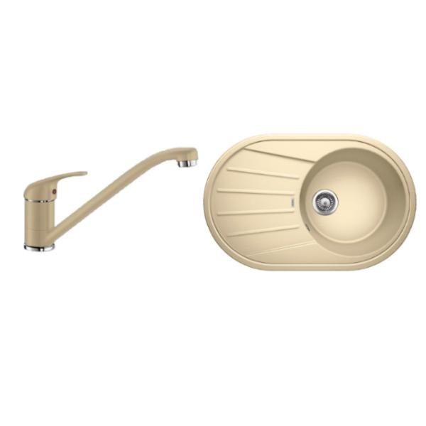 Комплект Blanco TAMOS 45 S (шампань) + DARAS (шампань) 521394D2