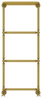 Полотенцесушитель Водяной Сунержа Ренессанс 1386 (126х50) Состаренная Латунь 051-0281-1250