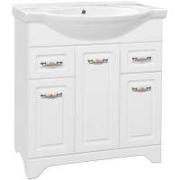 Тумба под раковину напольная Style Line Олеандр-2 75 ЛС-00000048 белый