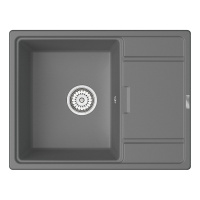 Мойка кухонная Point Стил 65 PN3009AL, серый