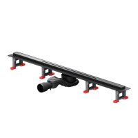 Душевой лоток с щелевой вставкой 80 см Am.Pm MasterFlow W01SC-S11-080-05BM черный матовый