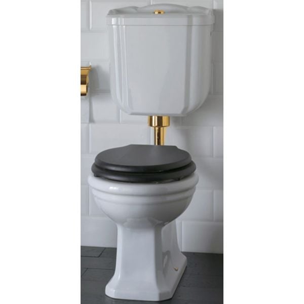 Низкая труба Globo Paestum с механизмом слива Geberit BA008oro