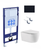 Комплект унитаза с инсталляцией  SET AQUATEK ЕВРОПА cmp017