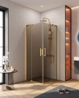 Душевой уголок (70х70) CEZARES SLIDER SLIDER-A-2-70/80-BR-BORO