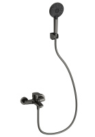 Смеситель для ванны с душем WONZON & WOGHAND, темный графит WW-A30891-BGG