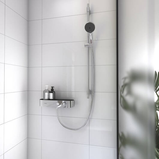 Термостат для душа с душевым гарнитуром hansgrohe ShowerTablet Select 400 Pulsify S 24270000 хром