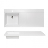 Раковина Runo мебельная Гамма 105 лайт правое крыло (00-00001119)