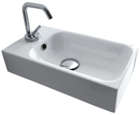 Раковина подвесная Kerasan Cento 353701L*1 левая