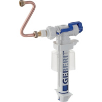 Впускной клапан Geberit тип 380, подвод воды сбоку, 3/8", ниппель из латуни 240.784.00.1