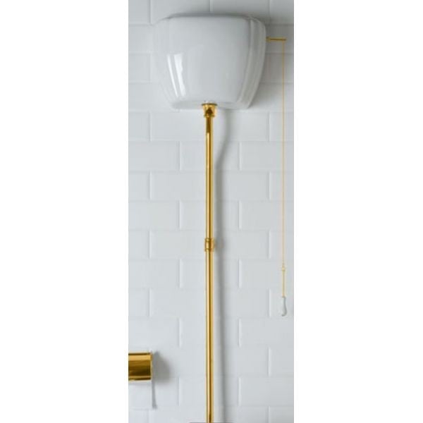 Механизм слива для высокого бачка без трубы Globo Paestum BA013oro