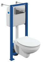 Комплект Cersanit DELFI DPL EO slim + VECTOR + ACTIS хром глянцевый SET-DEL/Vec/S-DL/Ac-Cg-w