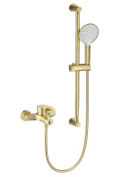 Смеситель для ванны с душевым гарнитуром WONZON & WOGHAND, брашированное золото WW-C2501-BG Смеситель для ванны с душевым гарнитуром WONZON & WOGHAND, брашированное золото WW-C2501-BG