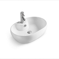 Раковина накладная (59х41) Vincea VBS-116белый