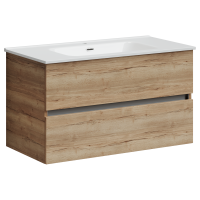 Тумба под раковину Sancos  Urban UR90EG дуб галифакс натуральный