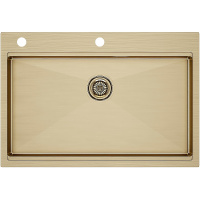 Кухонная мойка Paulmark  Vast-PRO PM707551-BG брашированное золото