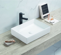 Раковина керамическая накладная (57x37) Art&Max AM-78570B-50 белый