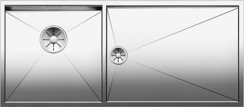 Кухонная мойка Blanco Zerox 400/550-T-IF (чаша слева) 521603