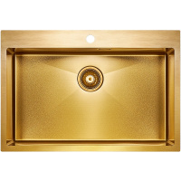 Кухонная мойка Paulmark Saar PM807551-BG брашированное золото