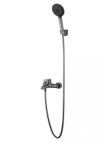 Смеситель для ванны с душем WONZON & WOGHAND ALFA, темный графит WW-AE3204-BGG