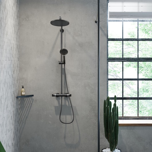 Душевая система Hansgrohe Croma Select S 280 EcoSmart 26891670 черный матовый