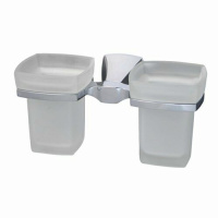 Стакан для зубных щеток двойной  WasserKRAFT Wern K-2528D
