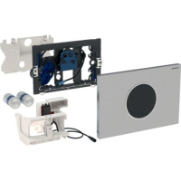 Система электронного управления смывом унитаза Geberit Sigma10, полированная 115.909.SN.1