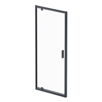 Душевая дверь в нишу 90 см Am.Pm Gem W90G-90-1P-BT черный матовый