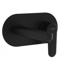 Смеситель для раковины VitrA Root Round A4272136EXP, черный матовый