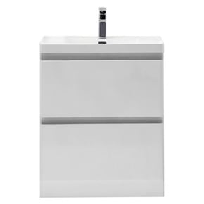 База под раковину напольная BelBagno ENERGIA-N-600-2C-PIA-BL Bianco Lucido