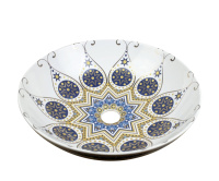 Накладная раковина (40,5х40,5) Bronze de Luxe Lotos 5008 